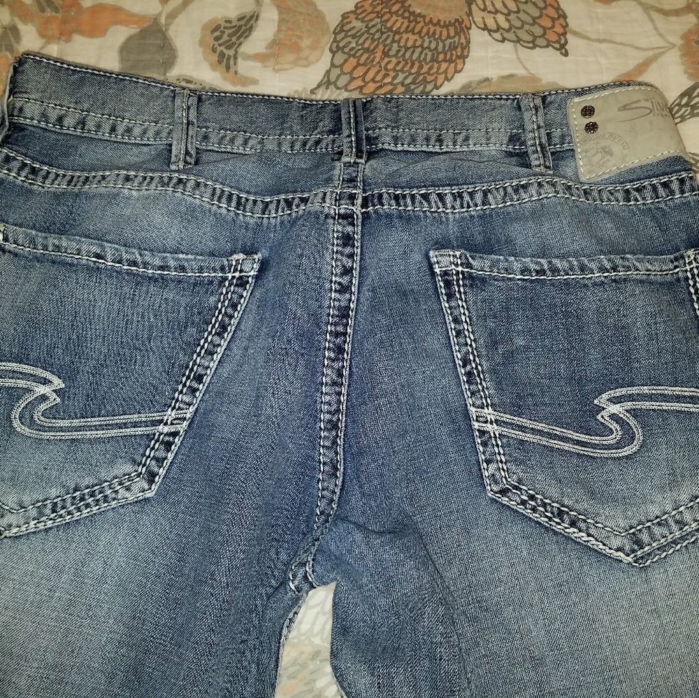 Silver jeans